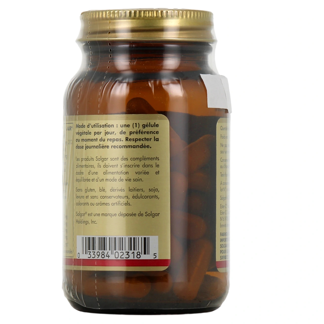 Solgar Quercetine Complexe avec Ester-C - Vue 3