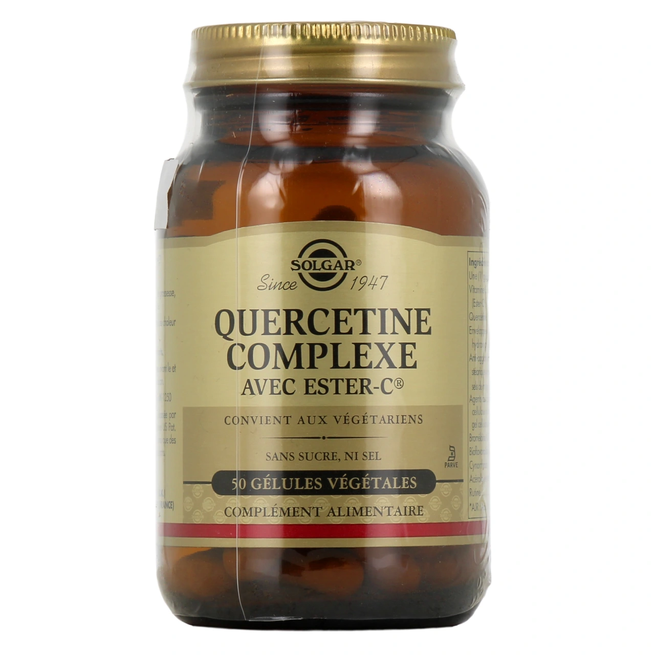 Solgar Quercetine Complexe avec Ester-C - Vue 2