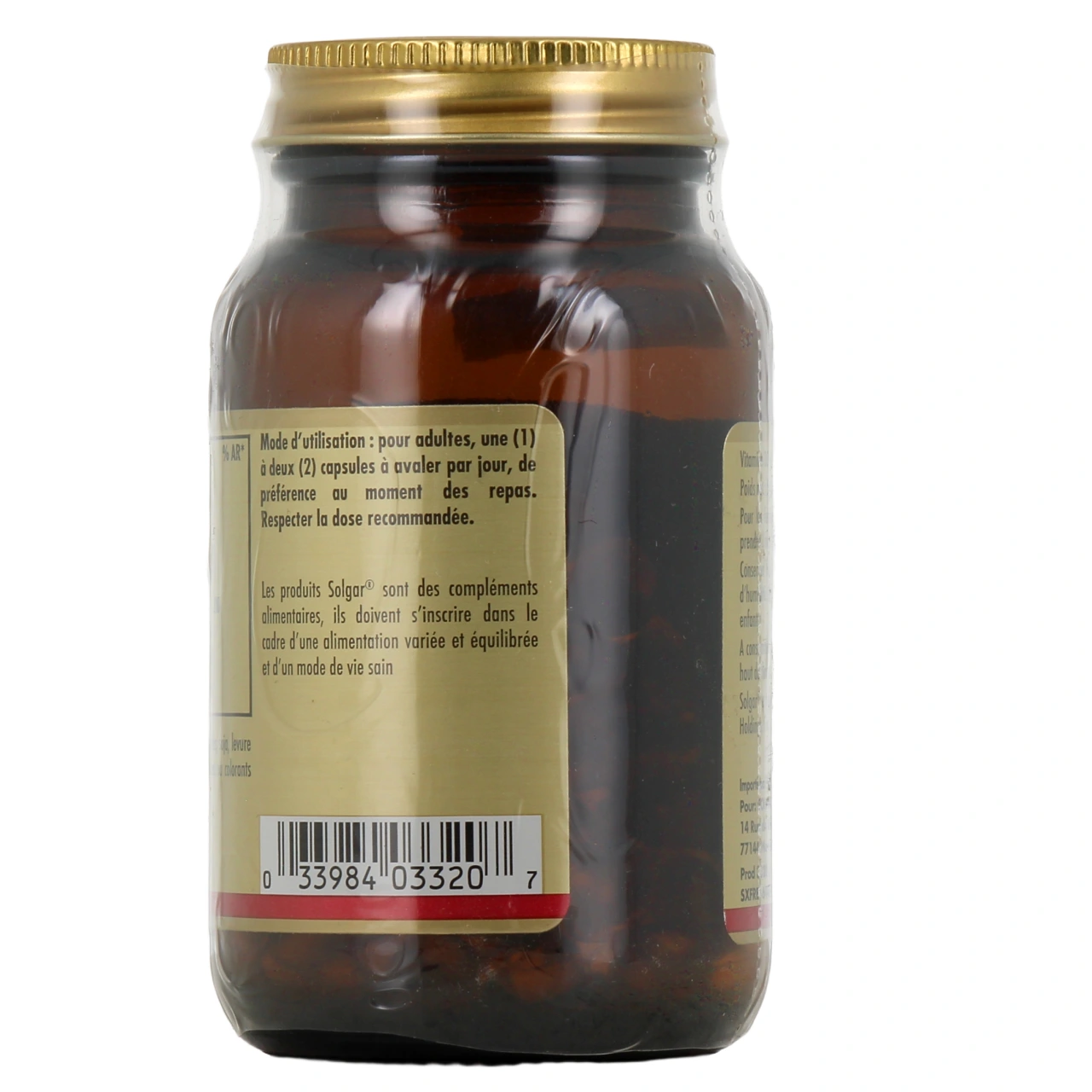 Solgar Vitamine D3 - Vue 3