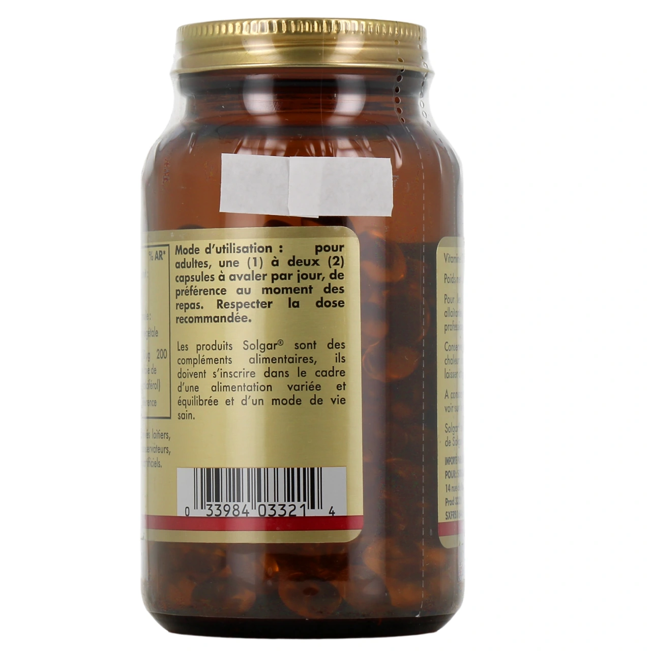 Solgar Vitamine D3 - Vue 6