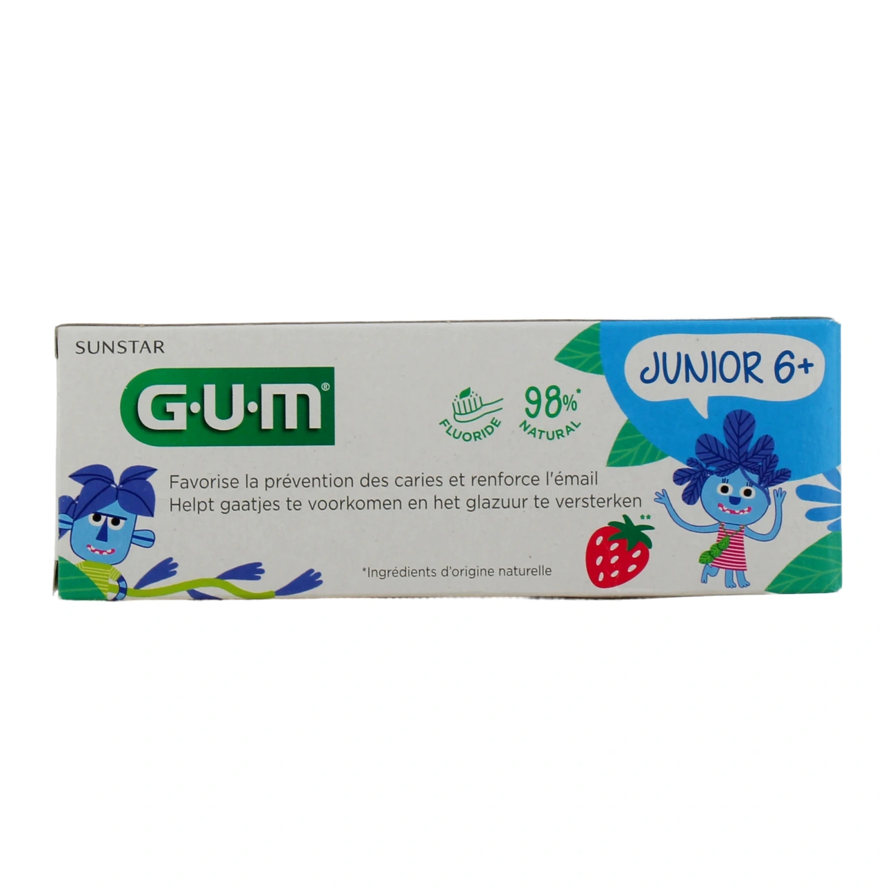 Gum Dentifrice Junior 6+ Goût Fraise - Vue 2