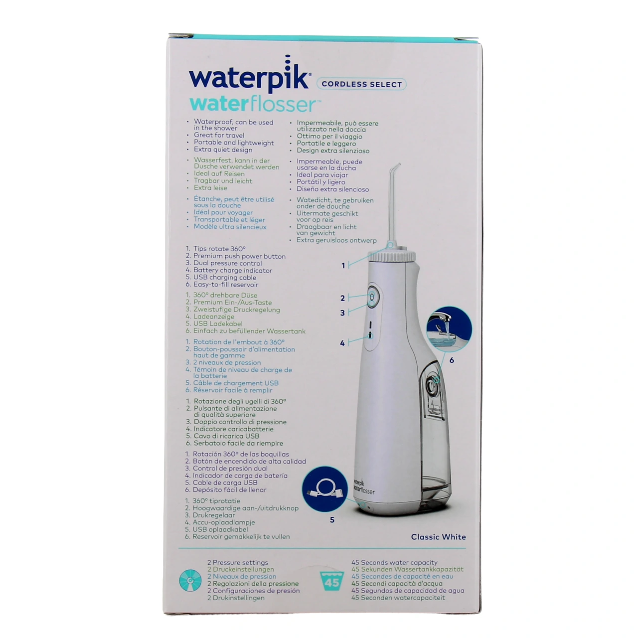 Waterpik Hydropulseur Select WF-10 Sans fil - Vue 3
