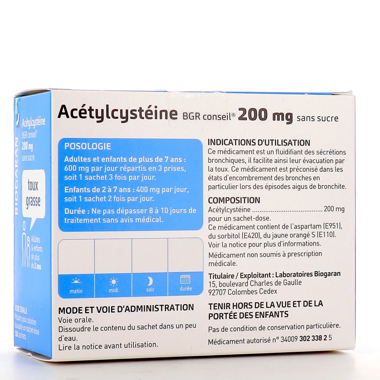 Acétylcystéine - Vue 5