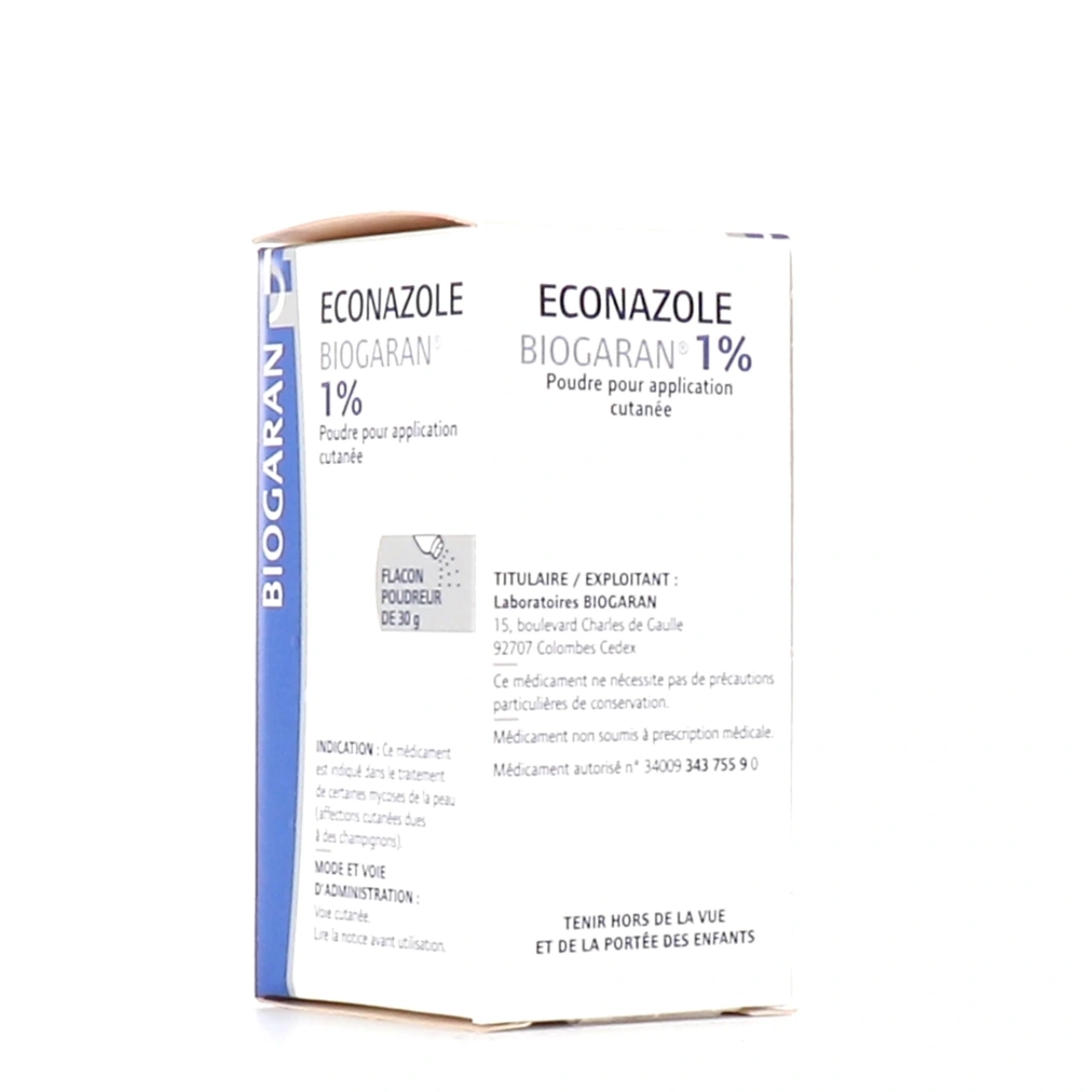 Econazole Poudre - Vue 2
