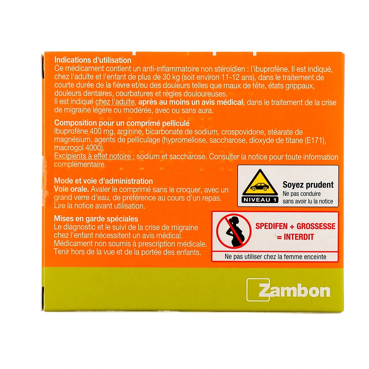 Spedifen 400mg - Vue 3