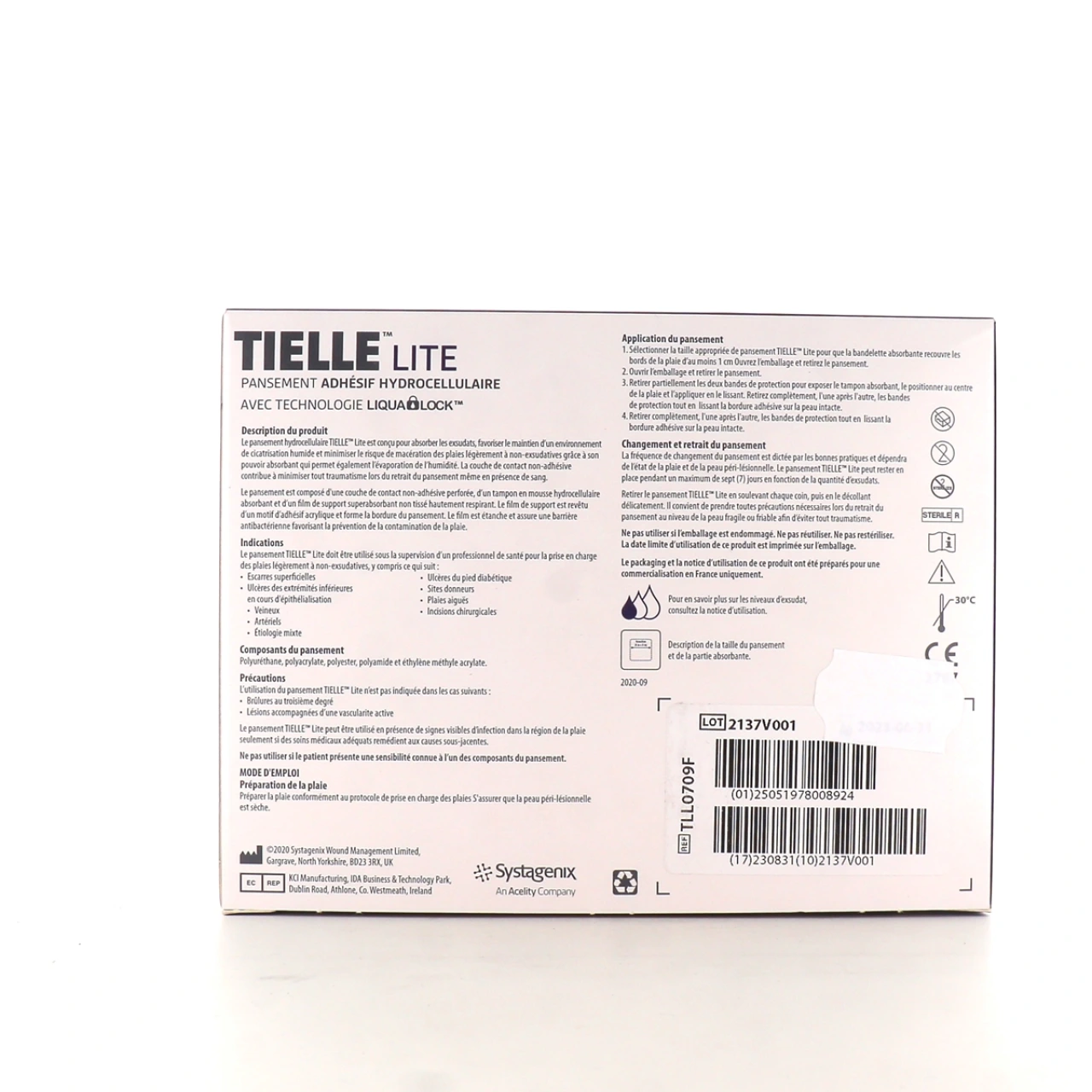 Tielle Lite Pansement Hydrocellulaire - Vue 2