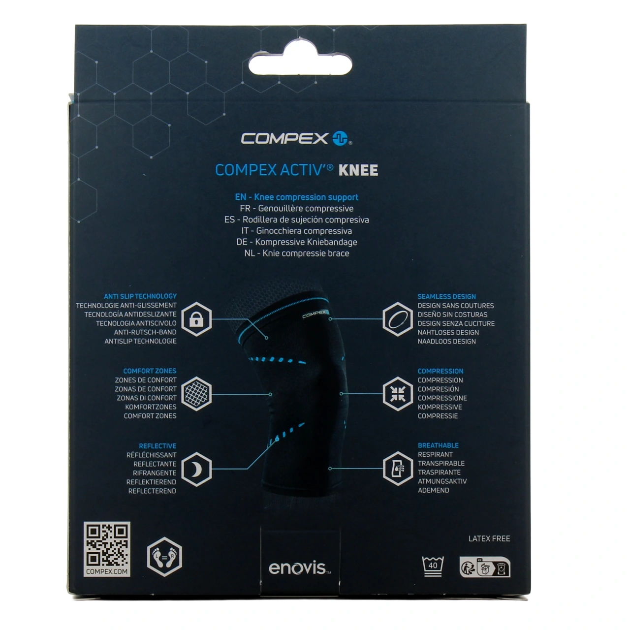 Compex Activ' Knee Genouillère Compressive - Vue 6