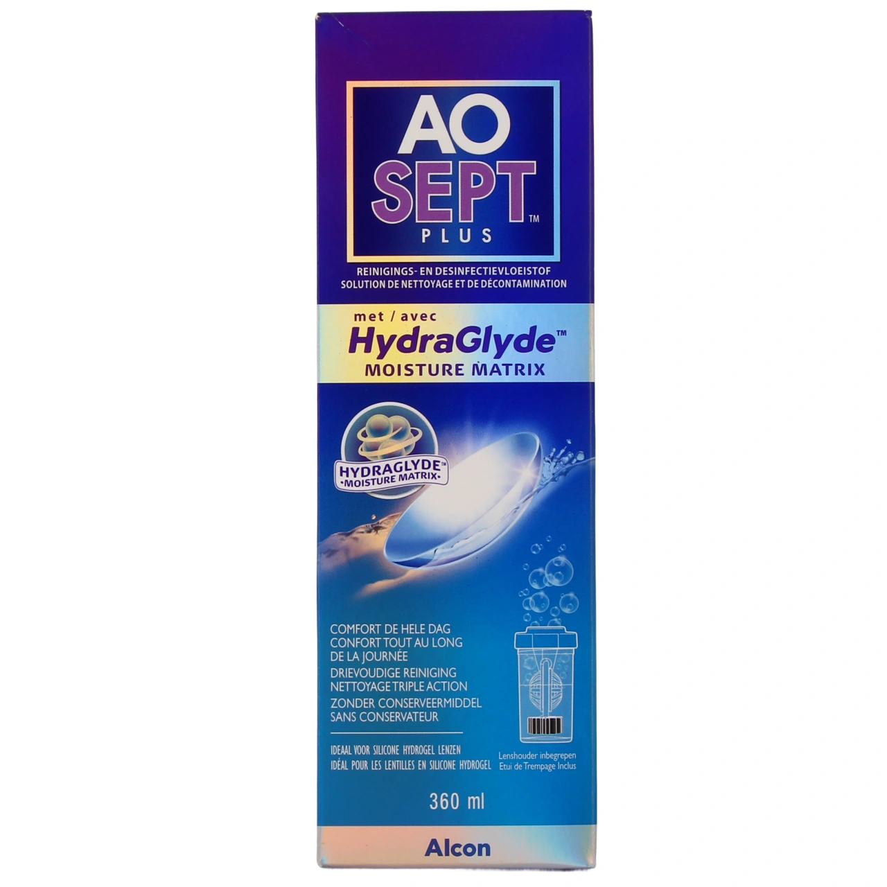 Aosept Plus Hydraglyde Solution Lentilles - Vue 4