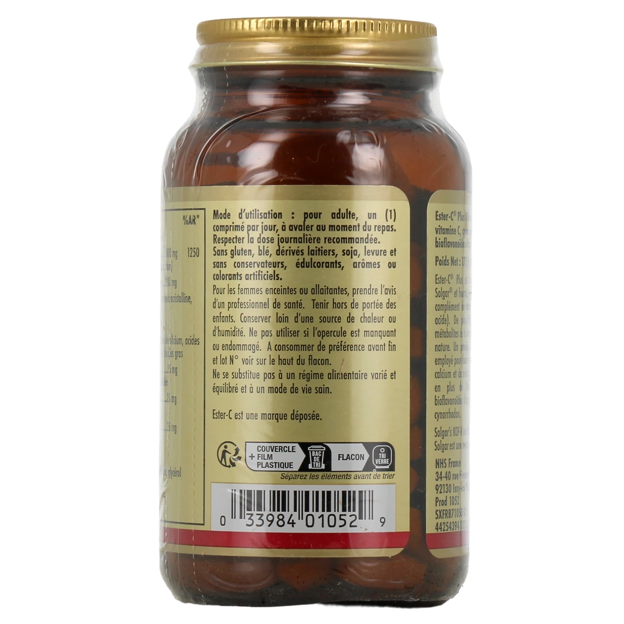 Solgar Ester-C - Vue 9