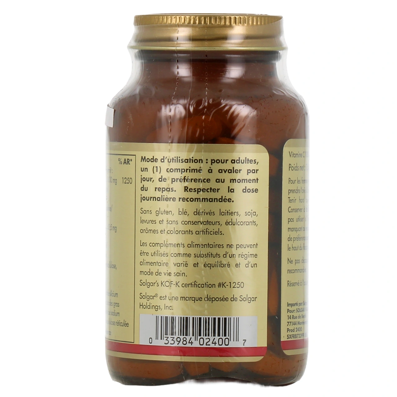Solgar Vitamine C avec Rose Hips - Vue 6