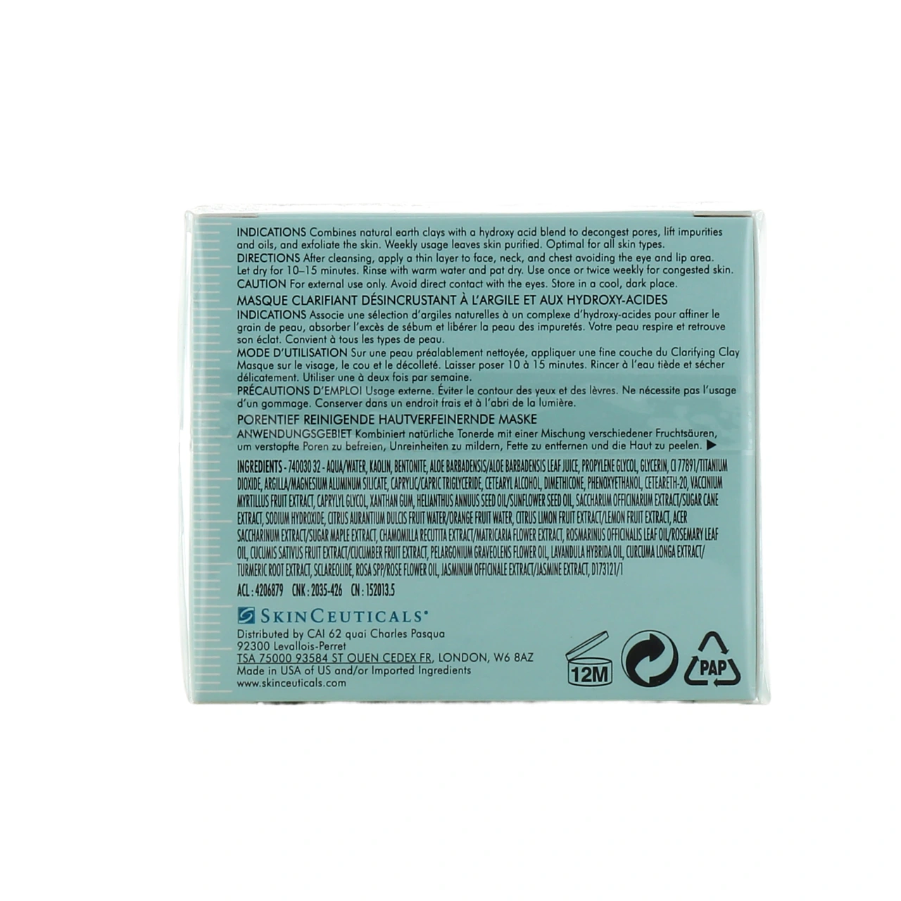SkinCeuticals Clarifying Clay Masque Désincrustant - Vue 3