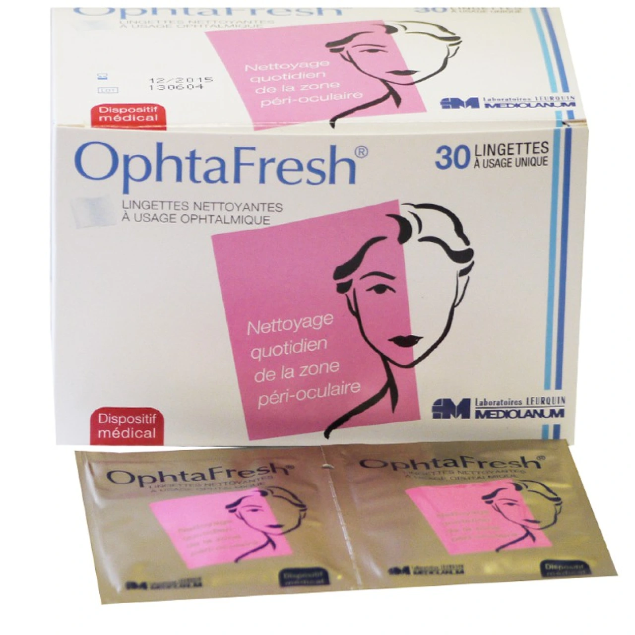 OphtaFresh lingettes nettoyantes pour les yeux - Mediolanum