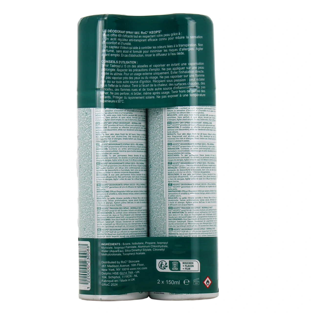 ROC Keops Déodorant Spray Sec 48h - Vue 6