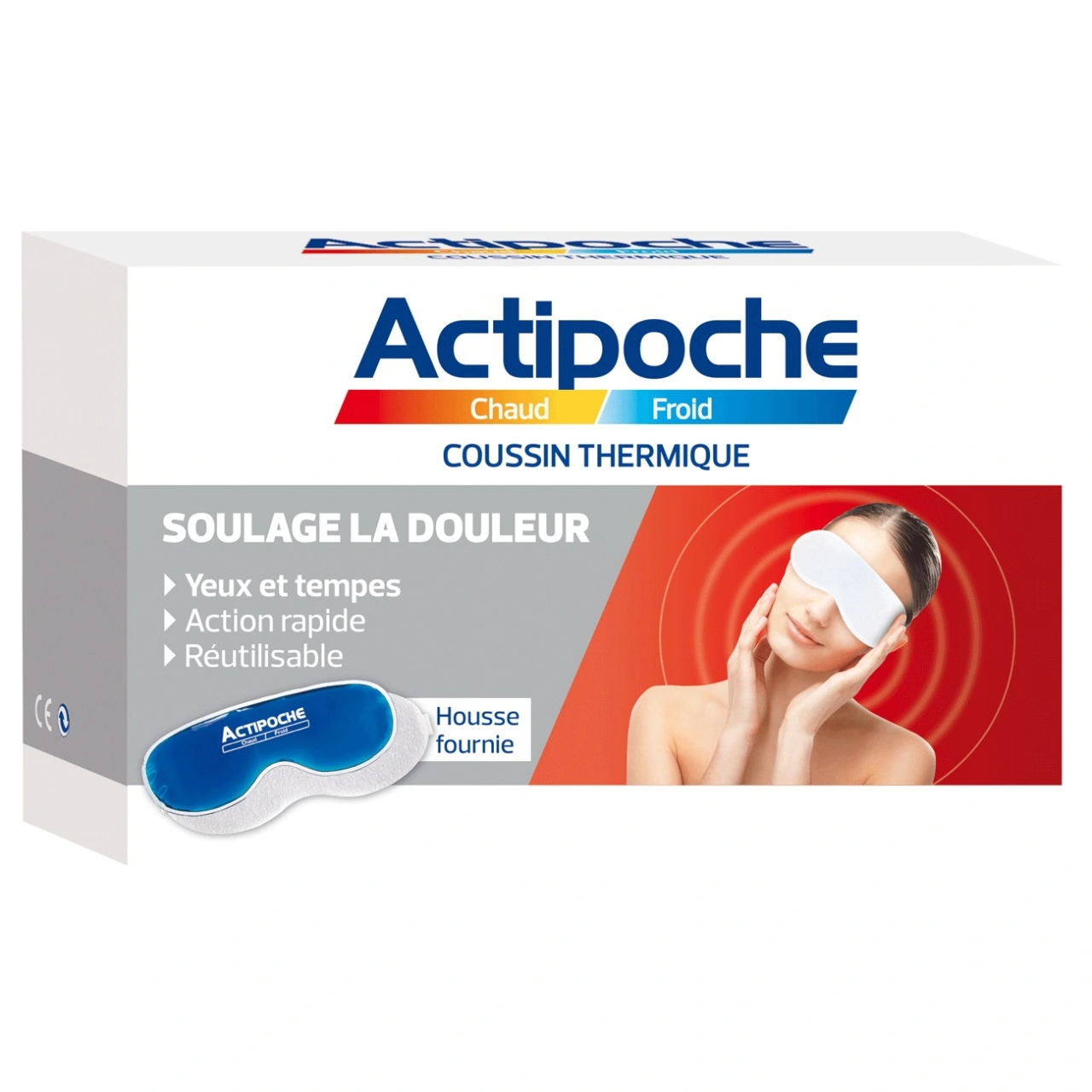Actipoche Coussin Thermique Yeux et Tempes - Vue 4