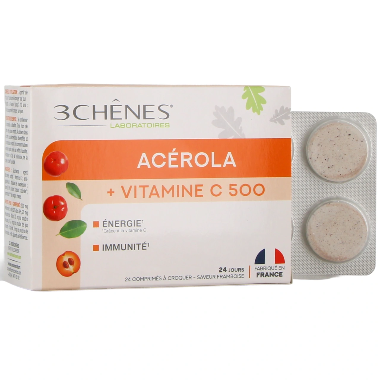 3 Chênes Acérola Vitamine C 500 - 3 Chênes