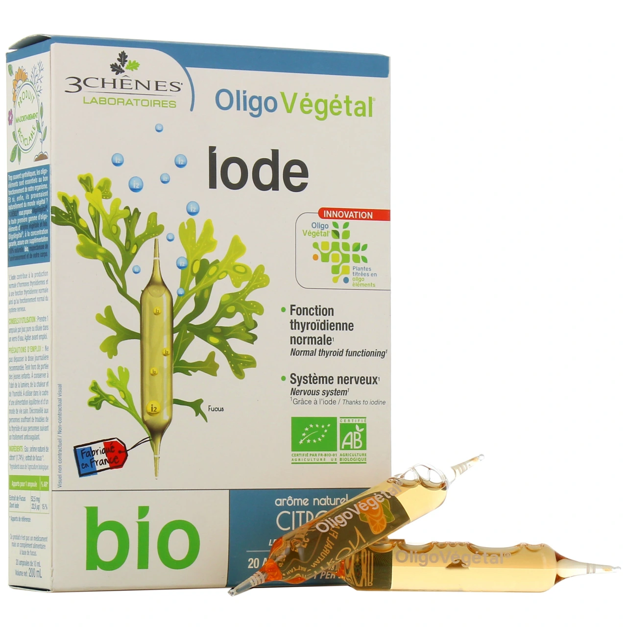 3 Chênes Oligo Végétal Iode - 3 Chênes