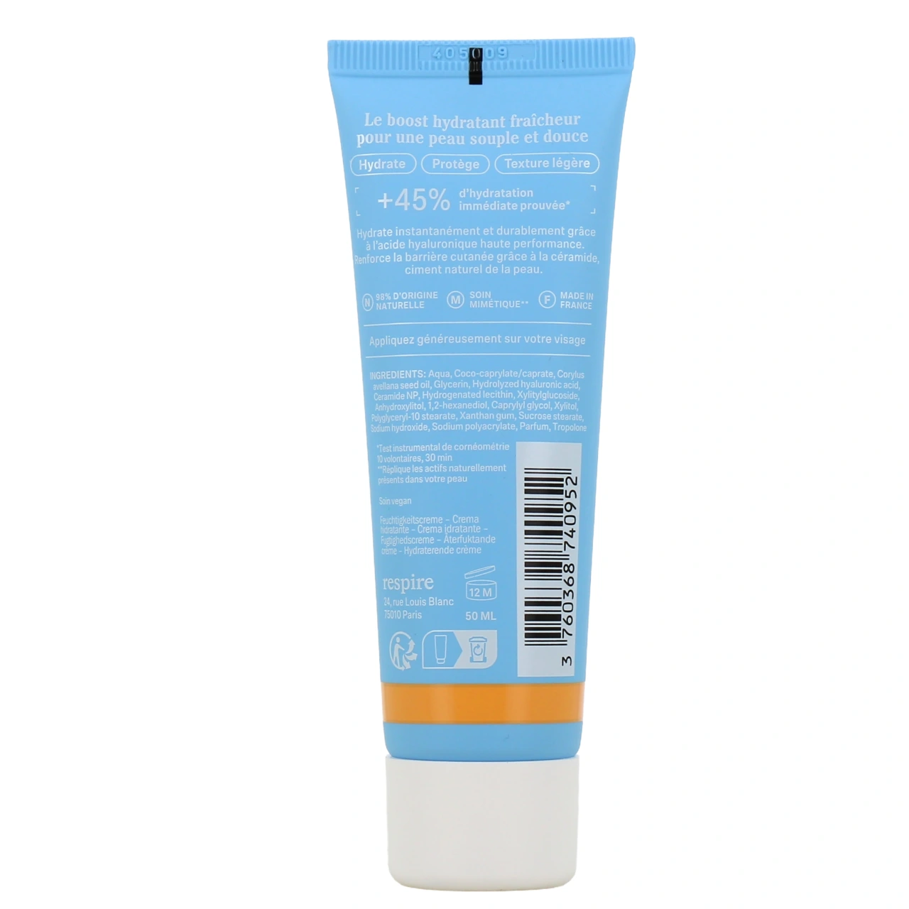 Respire Gel Crème Hydratation Intense - Vue 3