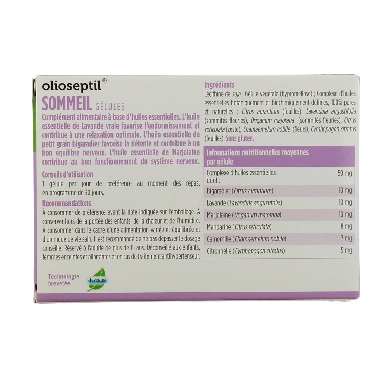 Olioseptil Sommeil - Vue 3