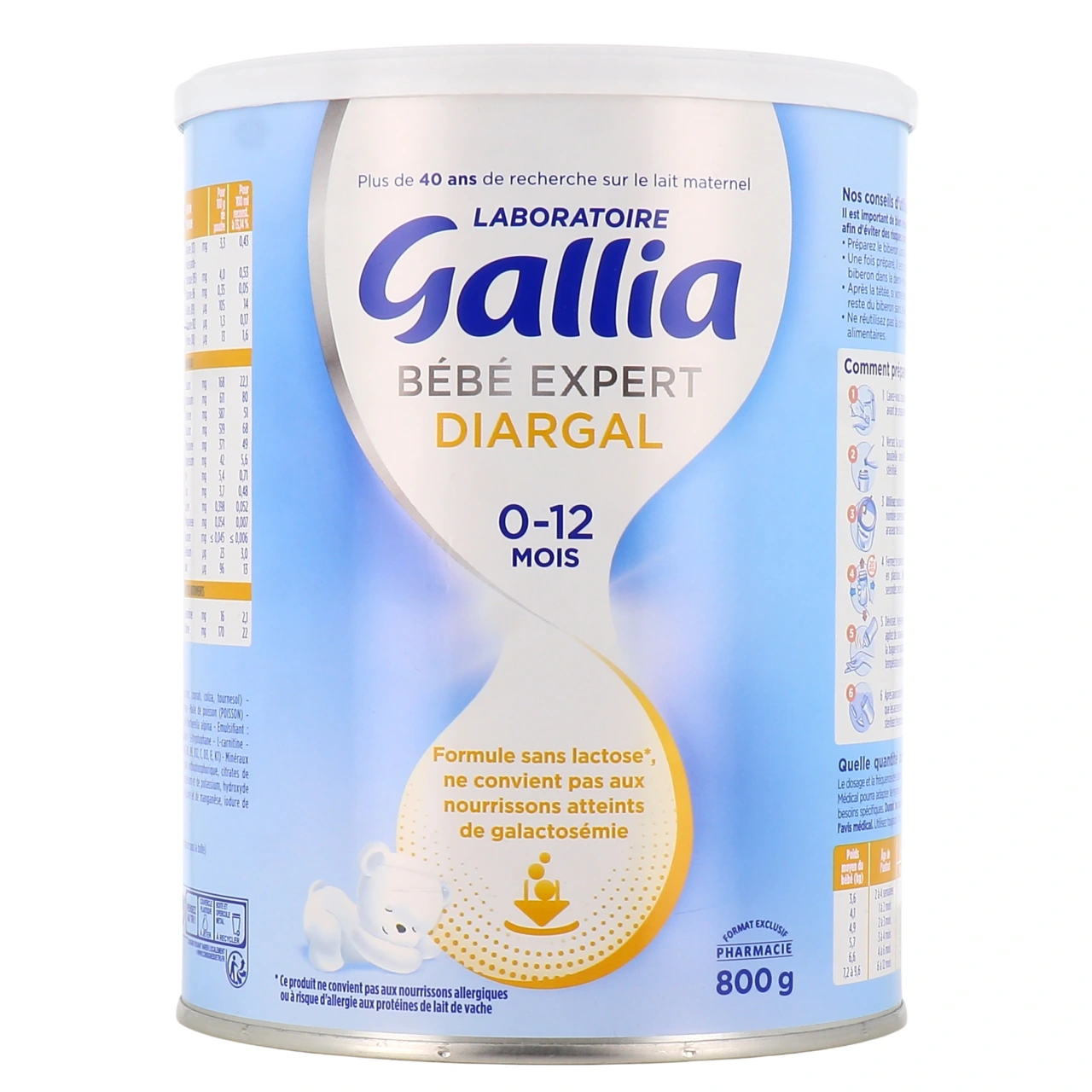 Gallia Bébé Expert Diargal Lait 0-12 mois - Vue 2