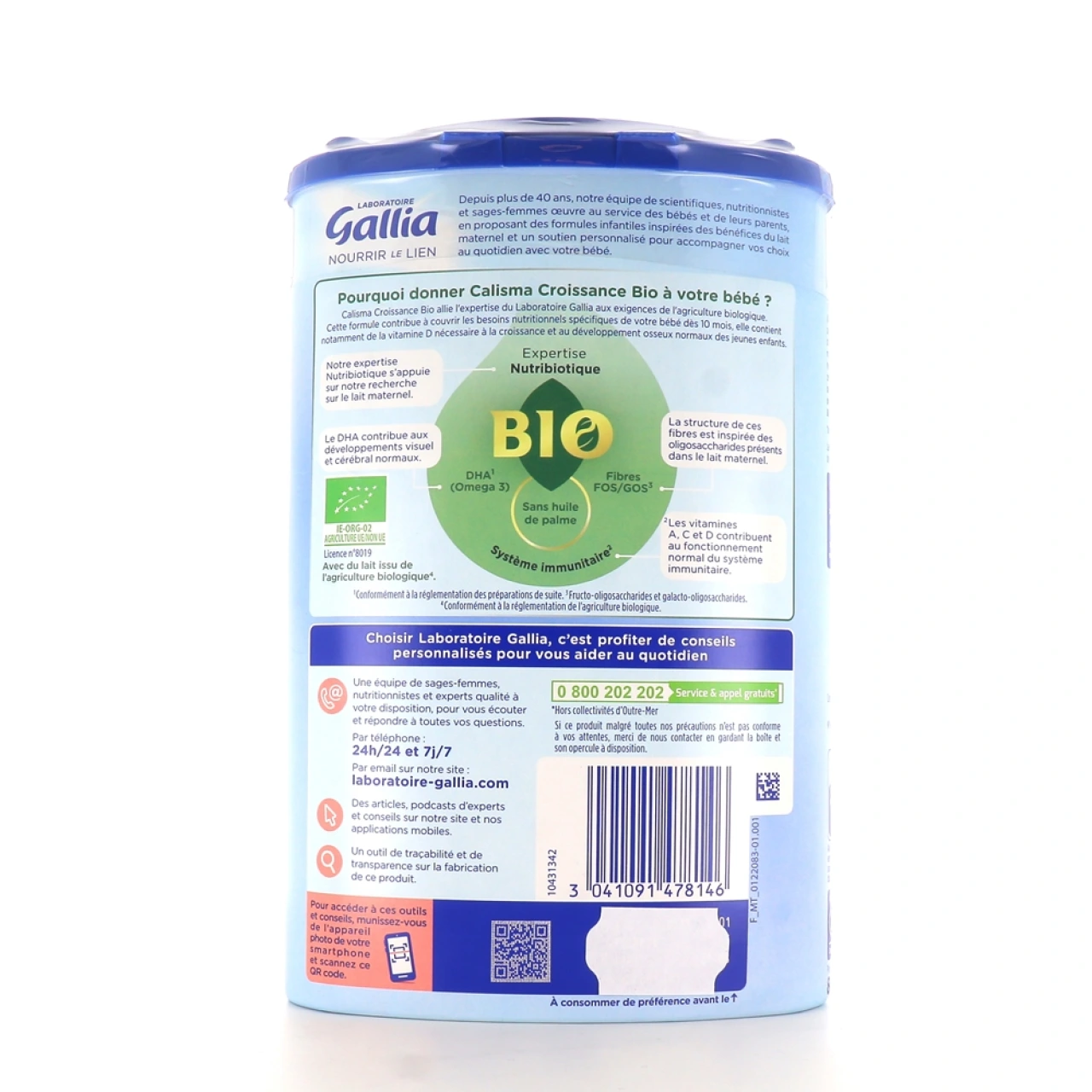 Gallia Calisma Bio 3 Lait de croissance - Vue 2