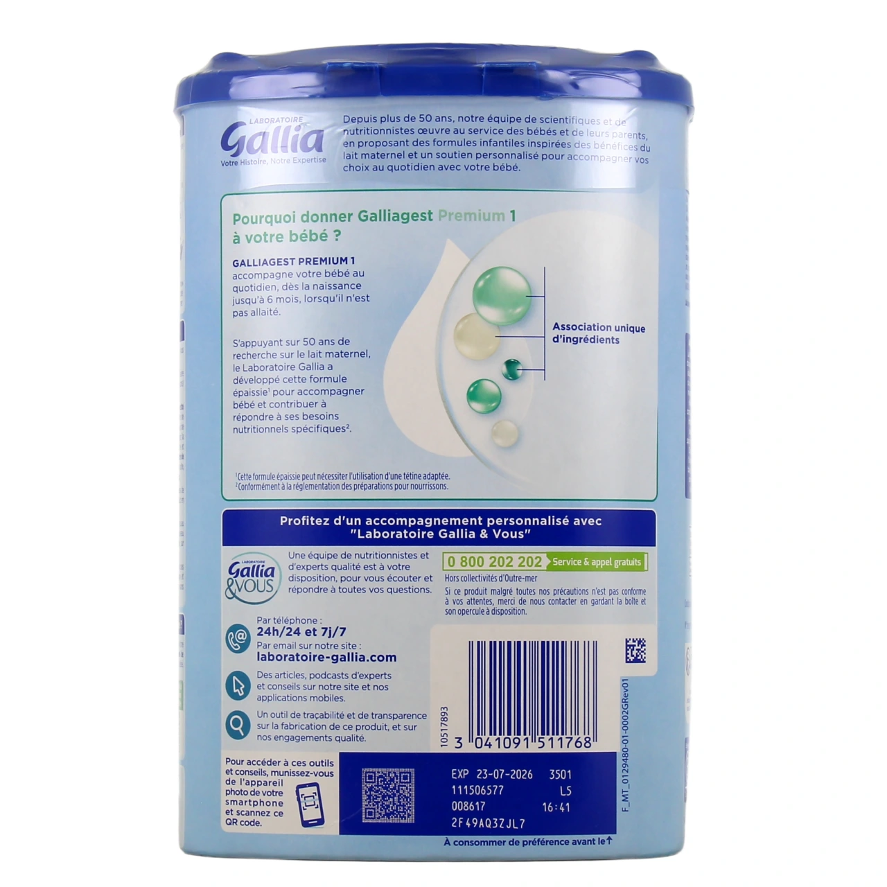 Gallia Galliagest Premium Lait 1er âge - Vue 3