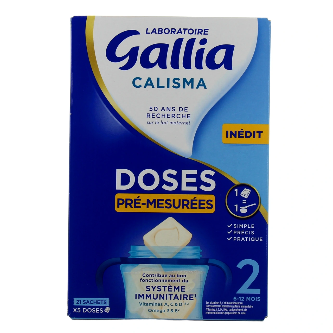 Gallia Calisma 2 Lait 2ème âge - Vue 7