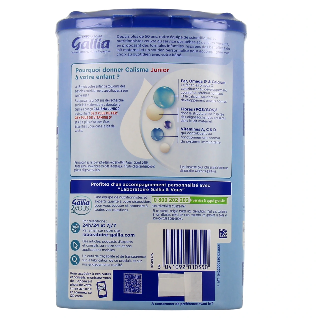 Gallia Calisma 4 Junior Lait 4ème âge - Vue 3
