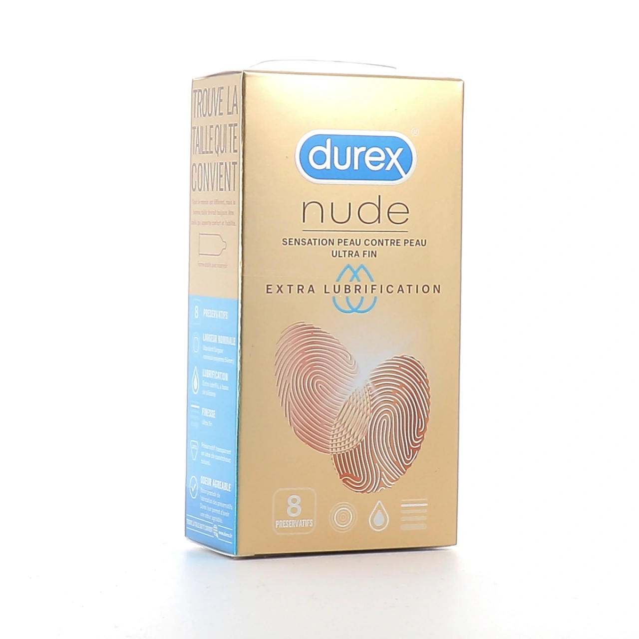 Durex Nude Préservatifs Extra-Lubrification - Vue 3