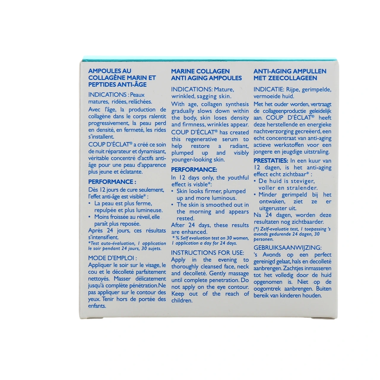 Coup d'éclat Ampoule Collagène Marin et Peptides Anti-âge - Vue 3