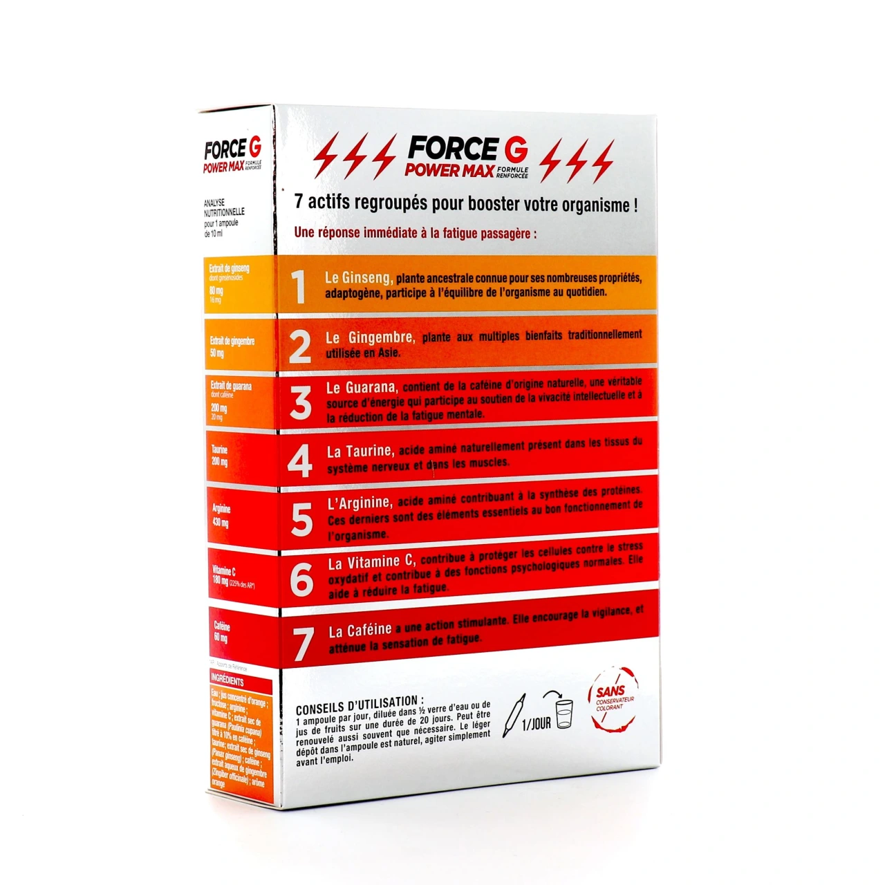 Force G Power Max Formule Renforcée - Vue 2