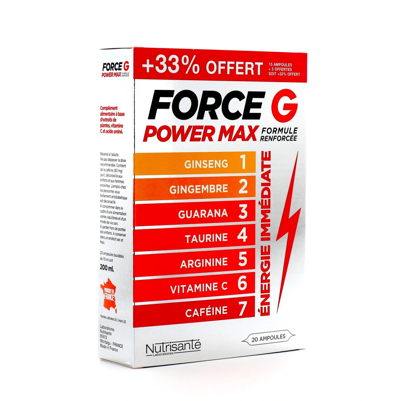 Force G Power Max Formule Renforcée - Nutrisanté
