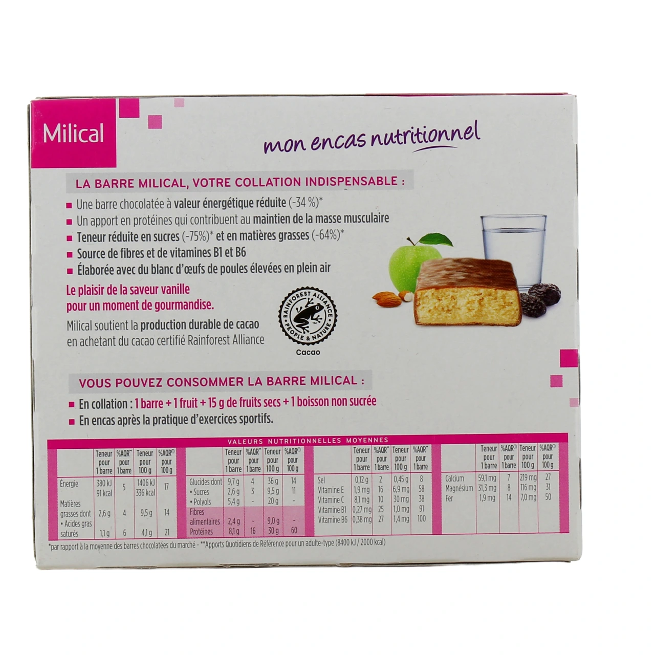 Milical Barres Hyperprotéinées - Vue 24
