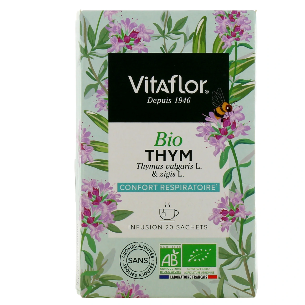 Vitaflor Thym Bio Tisane Confort Respiratoire - Vue 3