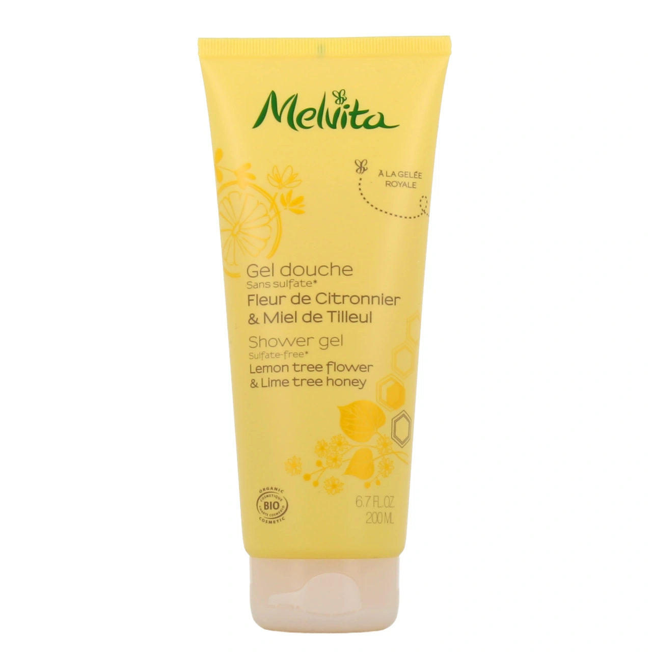 Melvita Fleur de citronnier et miel de tilleul Gel douche - Vue 2