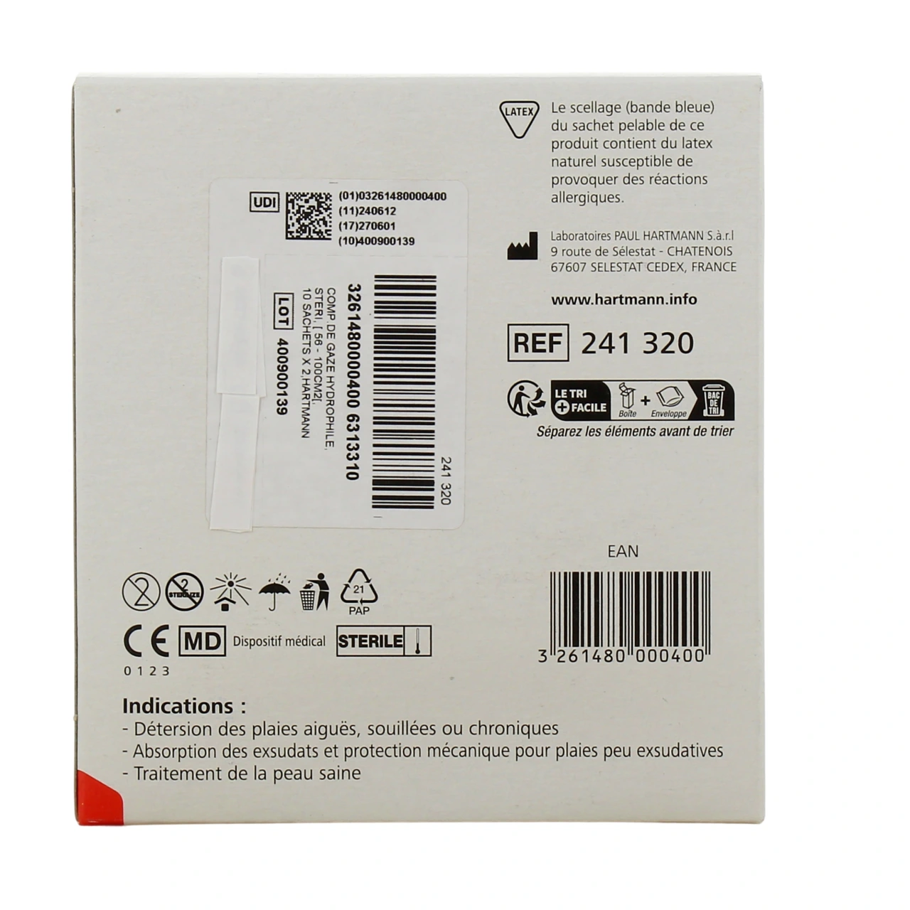 Sterilux ES Compresses Stériles - Vue 3