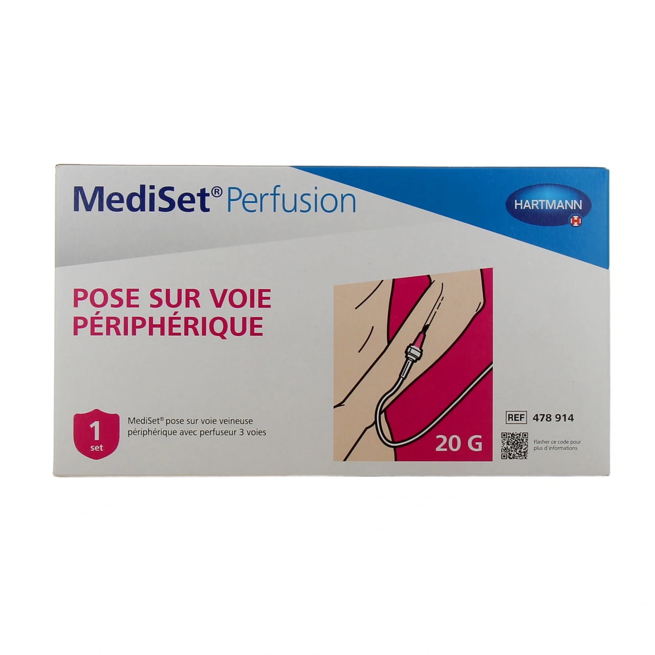 Mediset Perfusion Pose sur Voie Périphérique - Vue 2