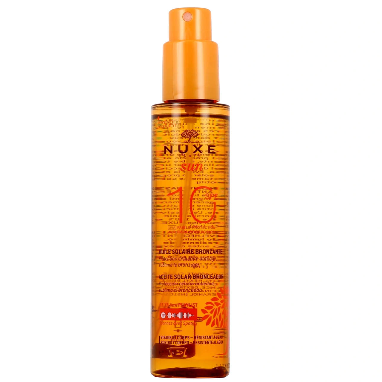 Nuxe Sun Huile Bronzante SPF 10 - Vue 2