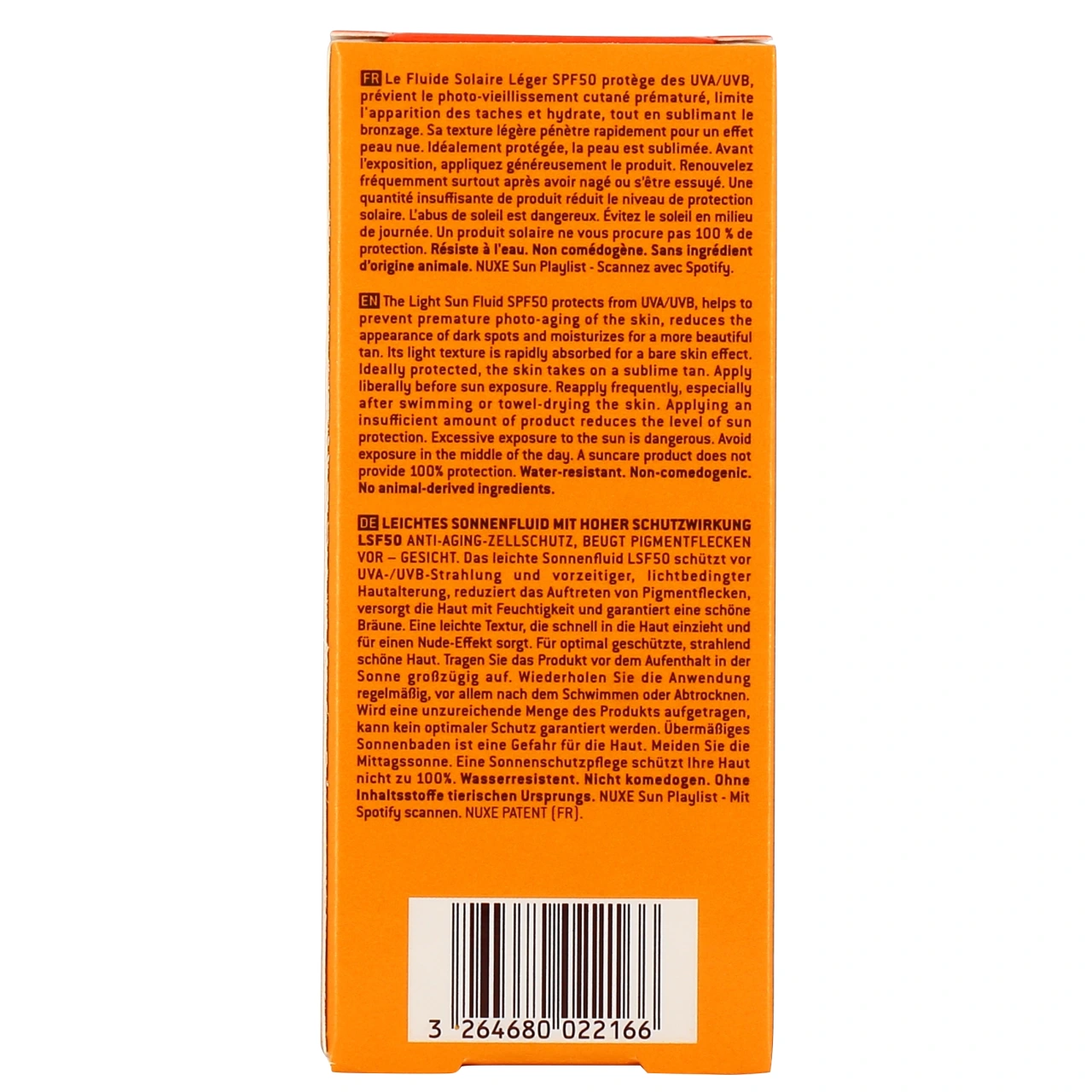 Nuxe Sun Fluide Solaire Léger SPF 50 - Vue 3