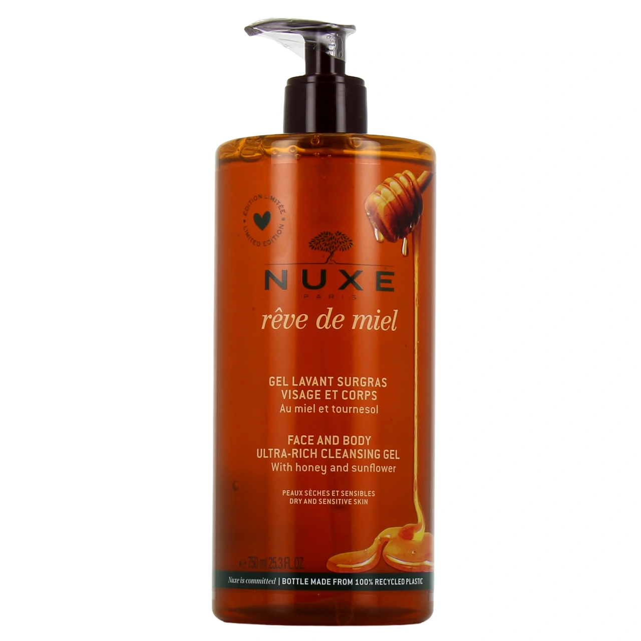 Nuxe Rêve de Miel Gel Lavant Surgras Visage et Corps - Vue 2