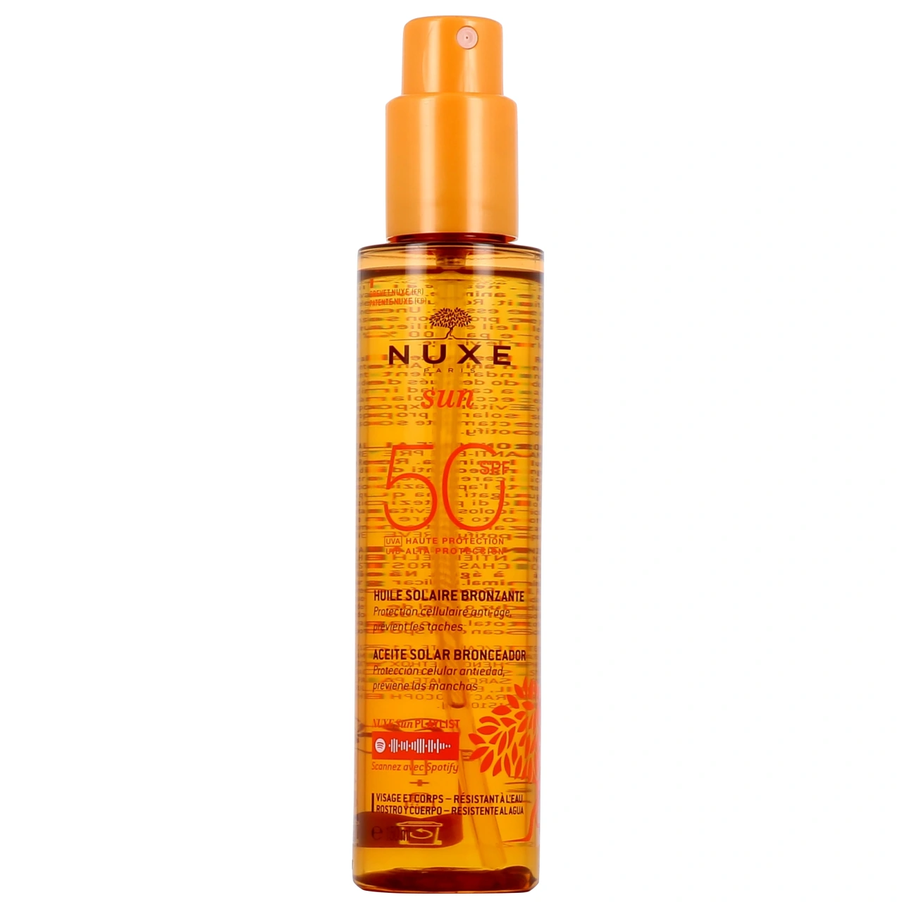 Nuxe Sun Huile Bronzante SPF 50 - Vue 2