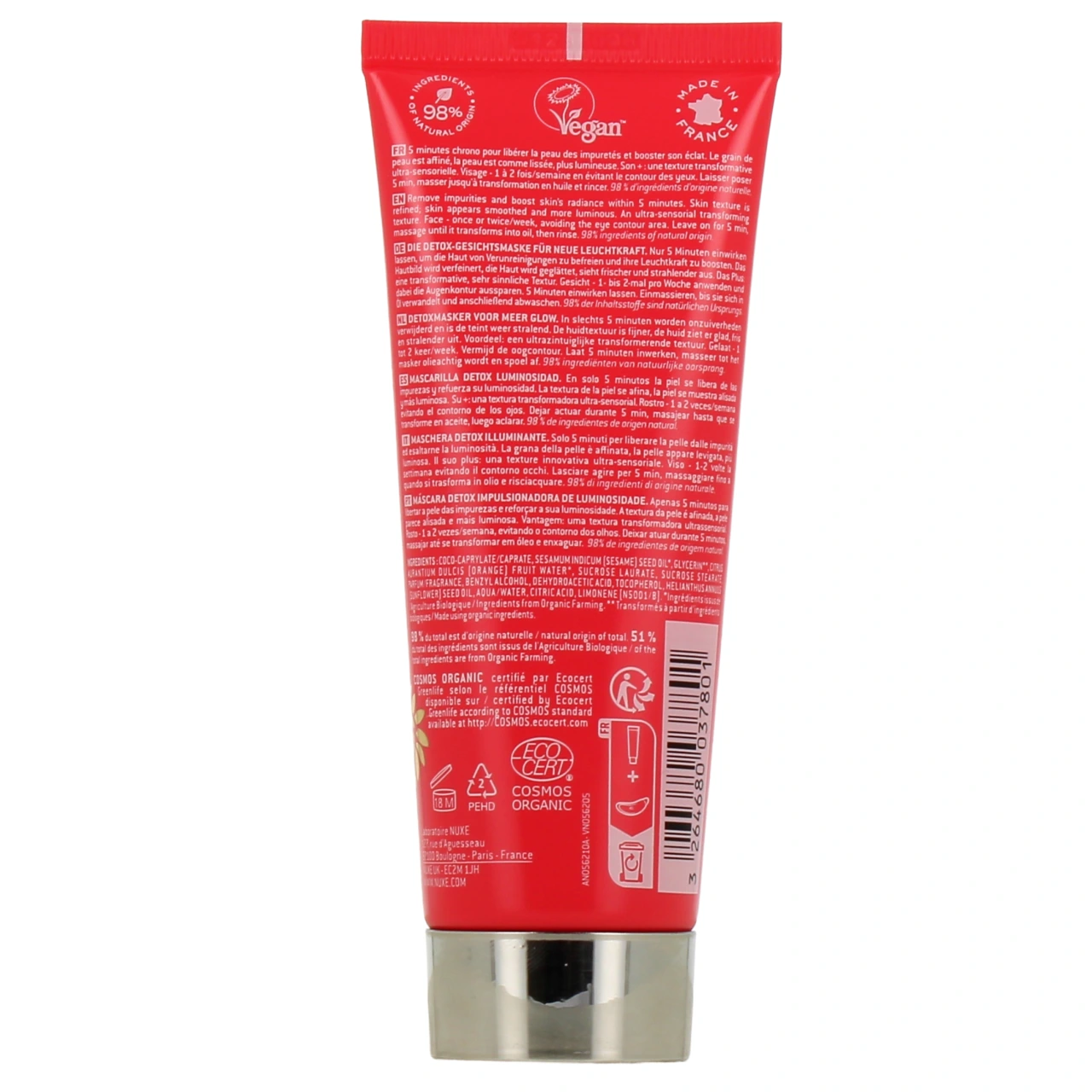Nuxe Prodigieuse Boost Mask Detox - Vue 3
