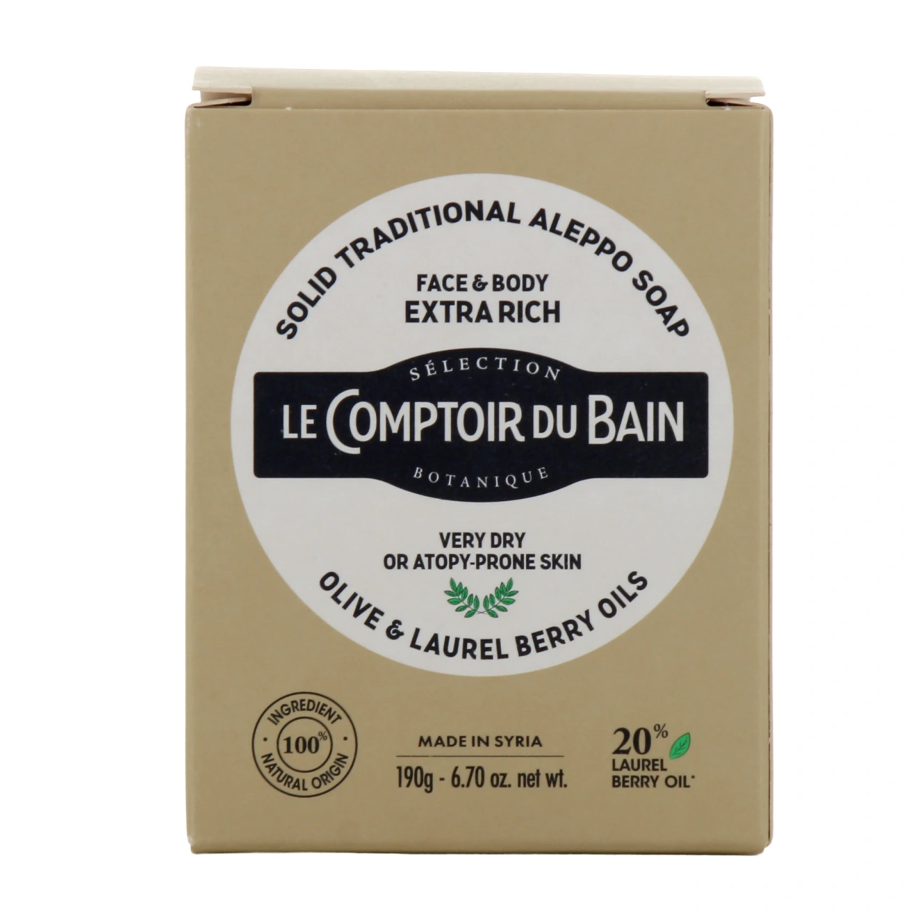 Le Comptoir du Bain Savon Traditionnel d'Alep Solide - Vue 3