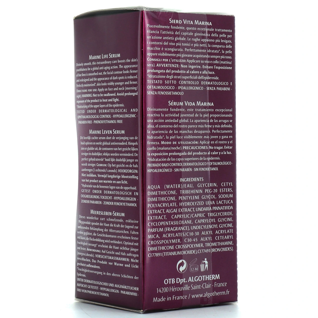 Algotherm Sérum de Vie Marine 30ml - Vue 2