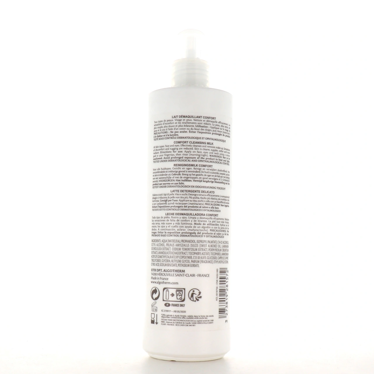 Algotherm Lait Démaquillant Confort - Vue 4