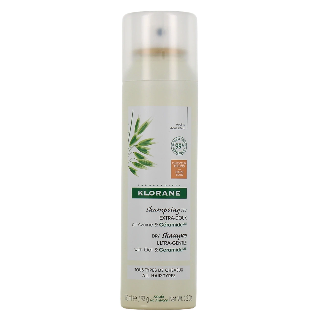 Klorane Shampoing Sec Avoine Céramide Cheveux Bruns - Vue 5