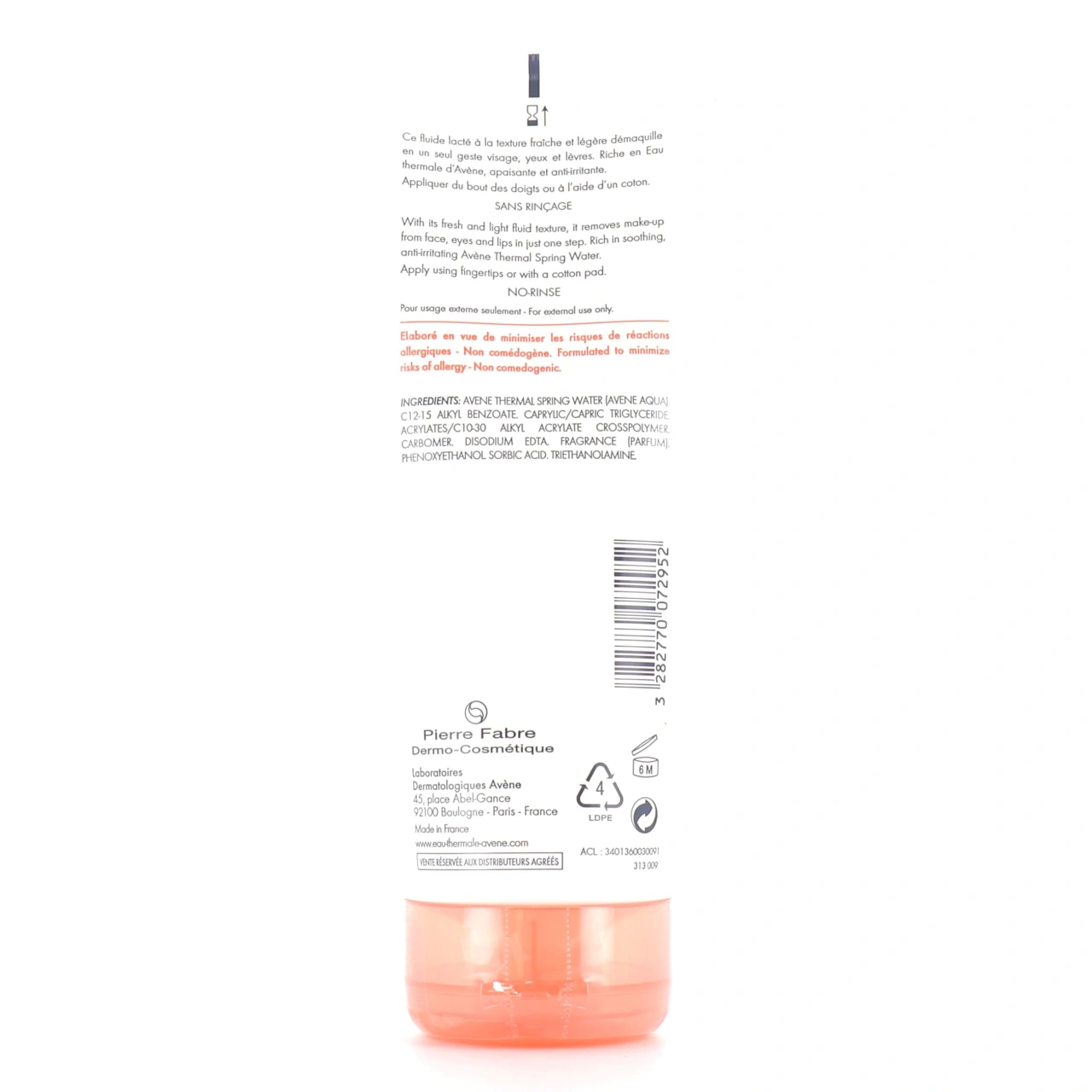 Avène Fluide Démaquillant 3en1 Visage et Yeux - Vue 2