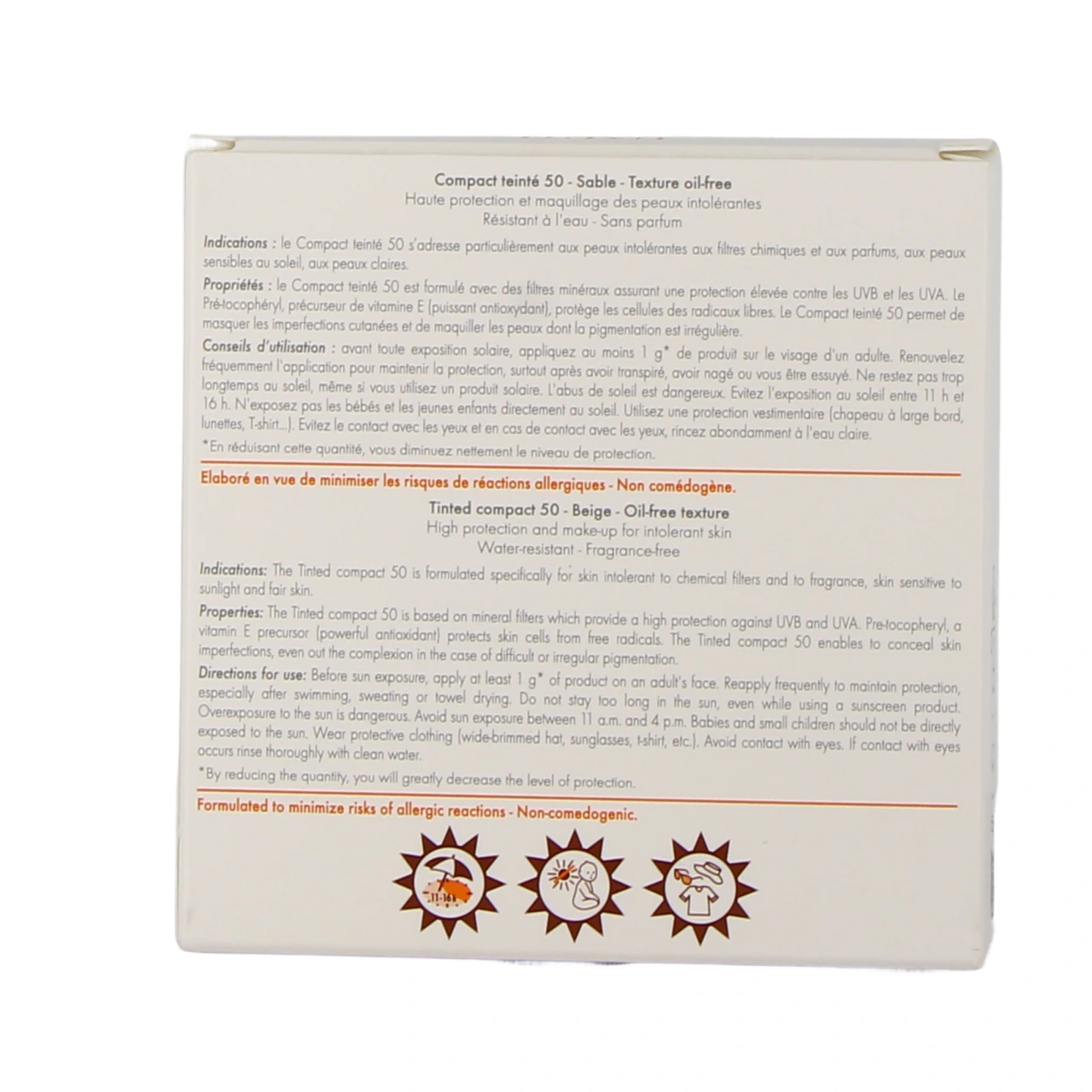 Avène Solaire Compact Teinté Haute Protection SPF50+ - Vue 3