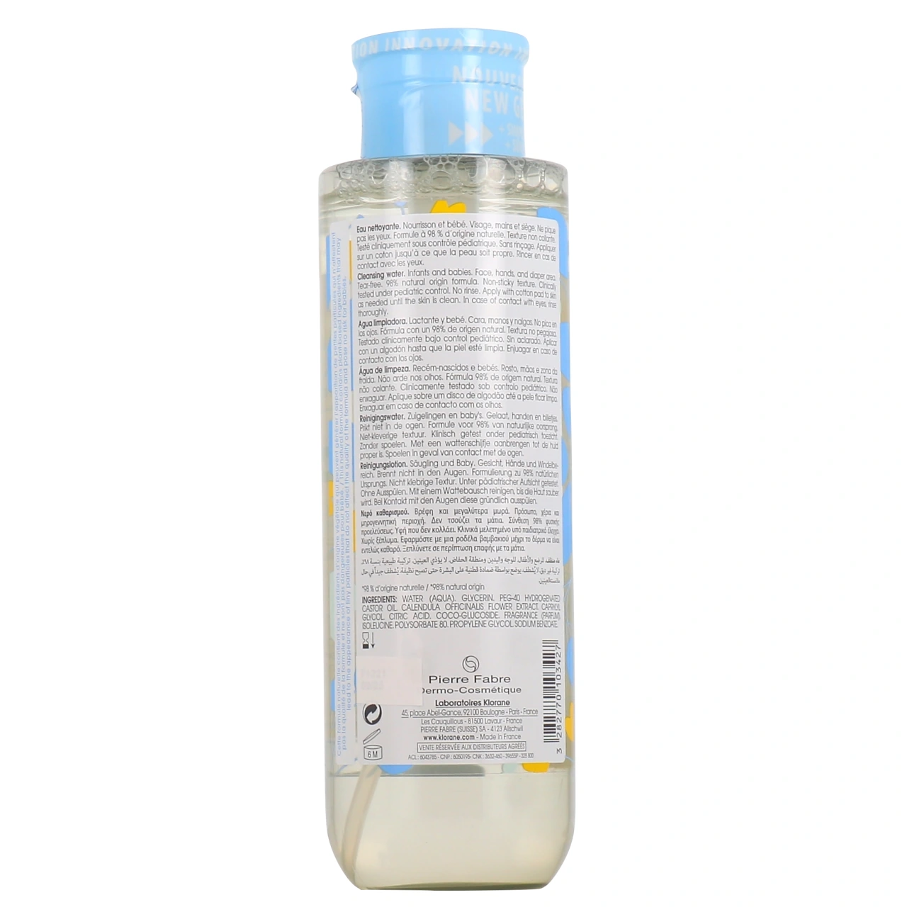 Klorane Bébé Eau Nettoyante Sans Rinçage - Vue 9