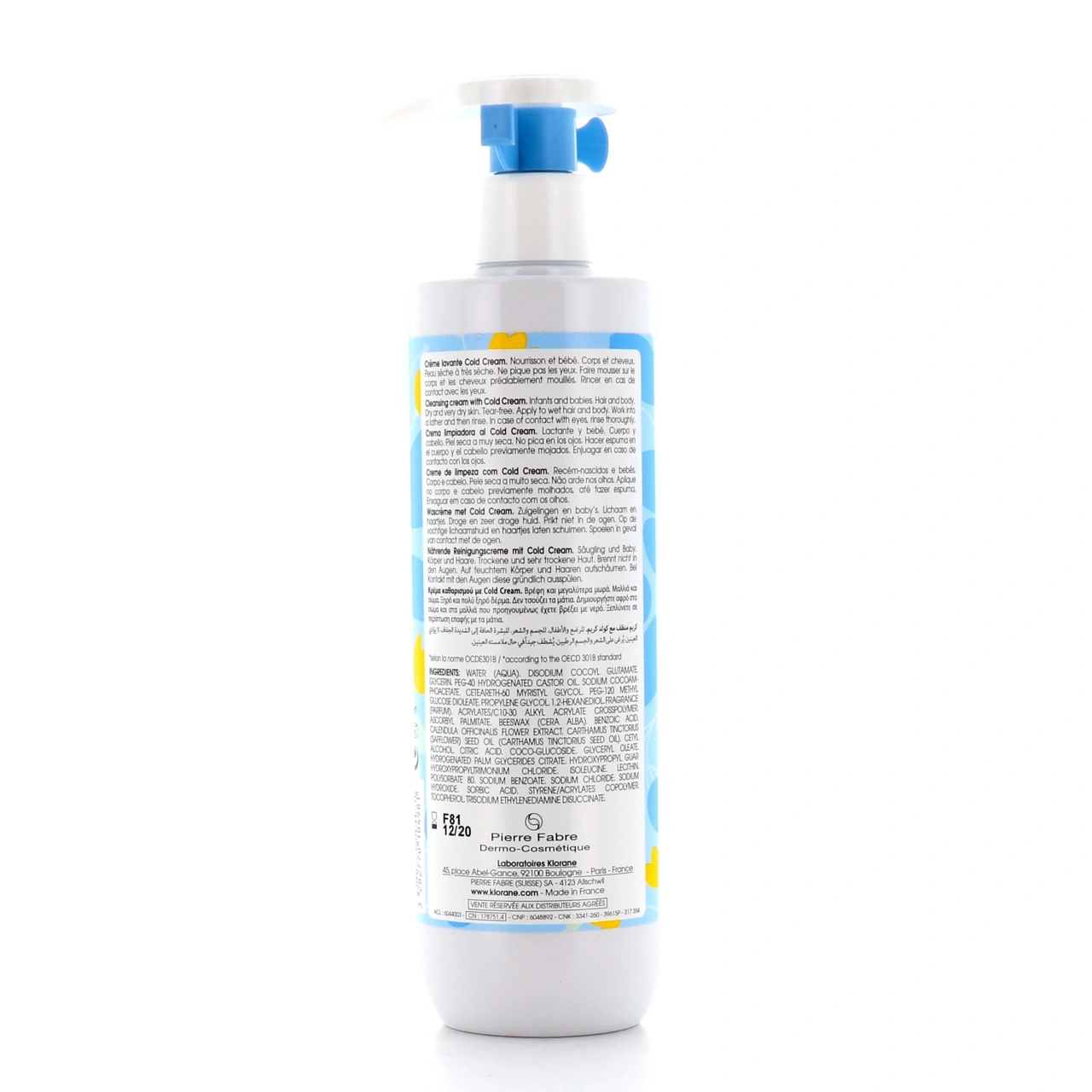 Klorane Bébé Crème lavante au Cold Cream - Vue 4