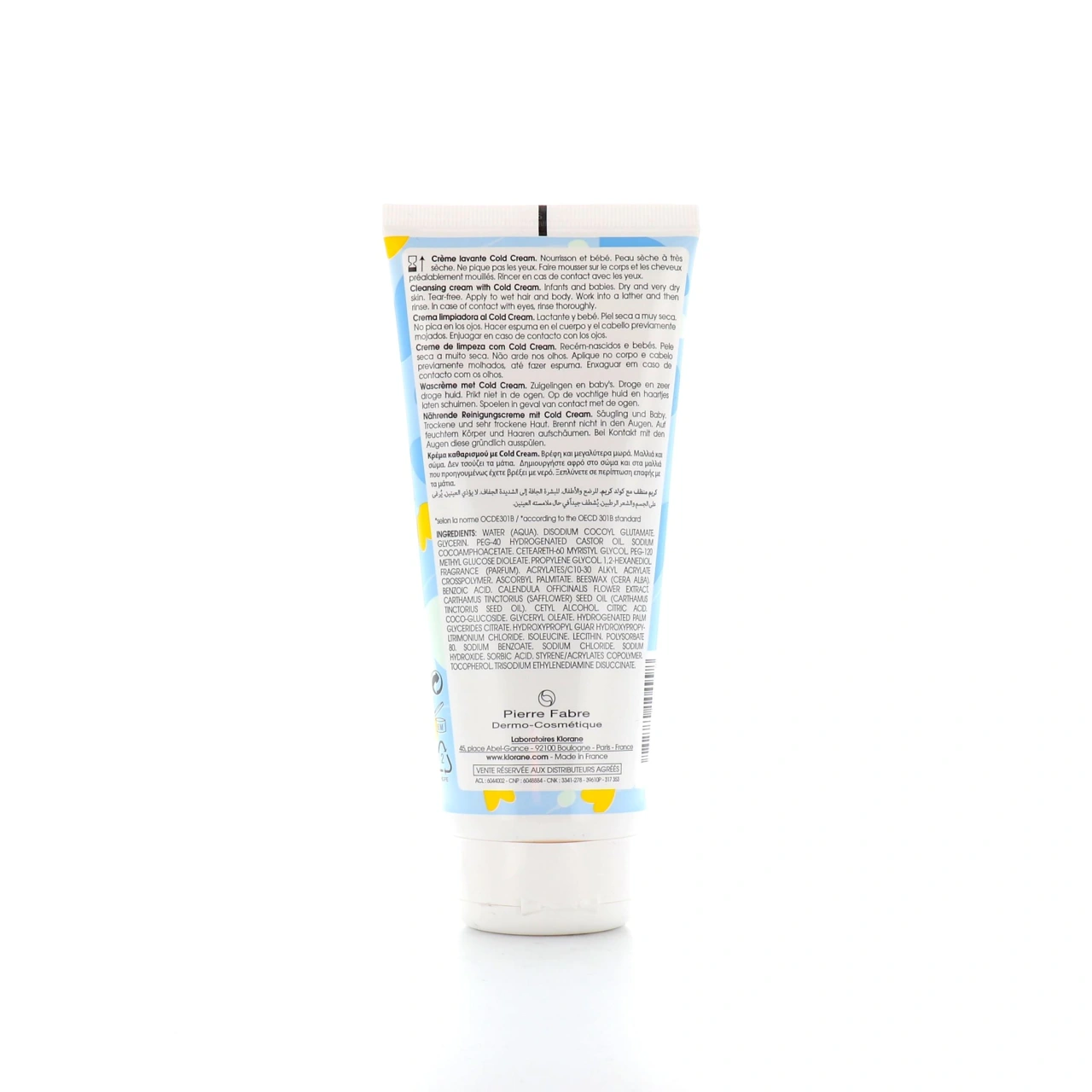 Klorane Bébé Crème lavante au Cold Cream - Vue 2